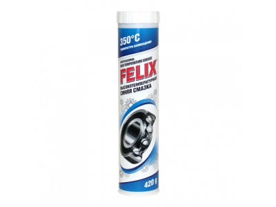 Высокотемп. синяя смазка FELIX, картридж, 420гр от Felix Высокотемп. синяя смазка FELIX, картридж, 420гр