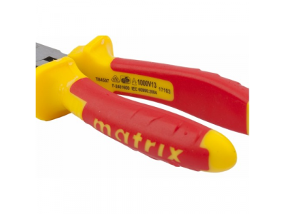 Длинногубцы прямые Insulated, 200мм, двухкомпонентные рукоятки//MATRIX PROFESSIONAL от MATRIX Длинногубцы прямые Insulated, 200мм, двухкомпонентные рукоятки//MATRIX PROFESSIONAL