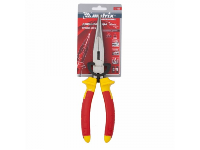 Длинногубцы прямые Insulated, 200мм, двухкомпонентные рукоятки//MATRIX PROFESSIONAL от MATRIX Длинногубцы прямые Insulated, 200мм, двухкомпонентные рукоятки//MATRIX PROFESSIONAL