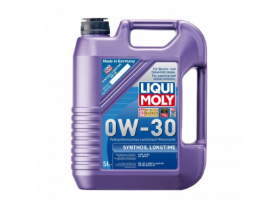 Моторное масло LIQUI MOLY Synthoil LONGTIME 0W30, 5л от LIQUI MOLY Моторное масло LIQUI MOLY Synthoil LONGTIME 0W30, 5л