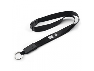 Шнурок с кольцом Volkswagen Lanyard Tough Work, Black, артикул 000087610K041 от VAG Шнурок с кольцом Volkswagen Lanyard Tough Work, Black, артикул 000087610K041