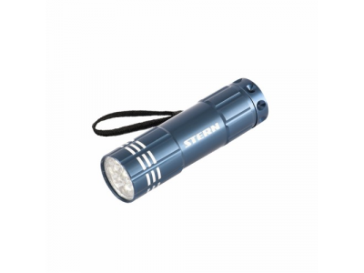 Фонарь бытовой алюминиевый, синий, 9LED, 3хААА// Stern от STERN Фонарь бытовой алюминиевый, синий, 9LED, 3хААА// Stern